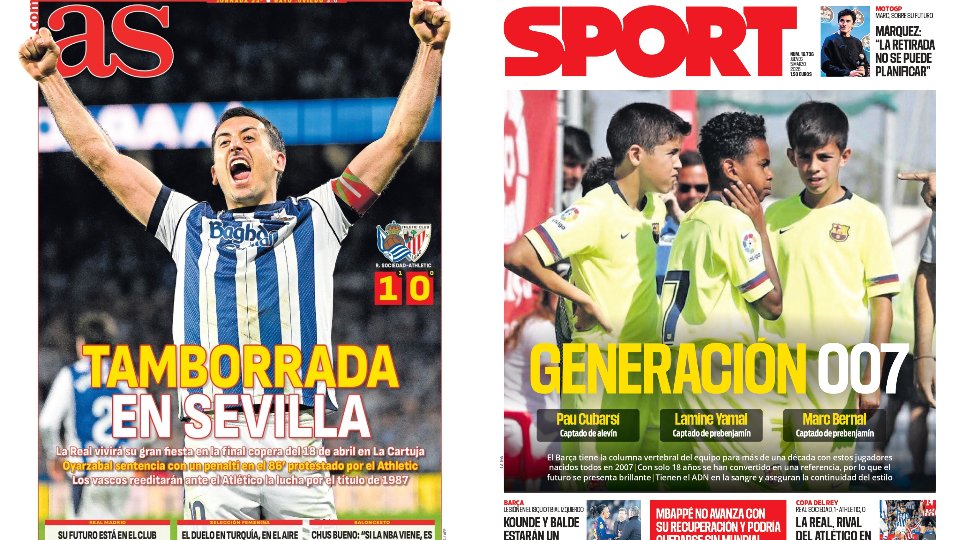 Portadas de la prensa deportiva del 05-03-26