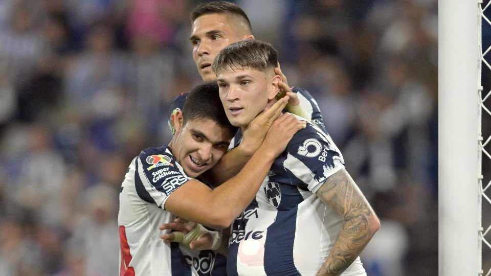 Luca Orellano brilla en la goleada de Monterrey