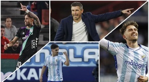 Funes bendice el matrimonio del Málaga con el gol