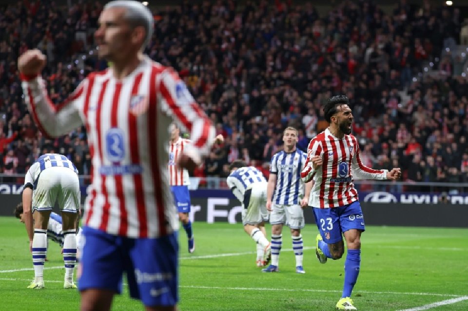 Gonzalez brace helps Atletico beat Real Sociedad