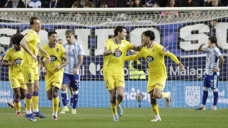 El Málaga tira dos puntos ante el Valladolid