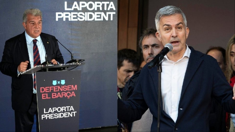 Laporta y Font tuvieron un acalorado debate. EFE
