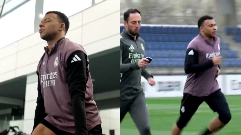Mbappé entrenó en solitario y buscará llegar a la vuelta ante el City