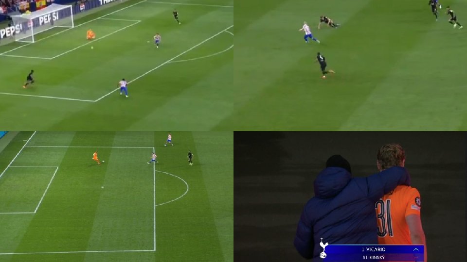 Un caos de Tottenham: 3-0 en solo 15' y con cambio de portero en el 17'