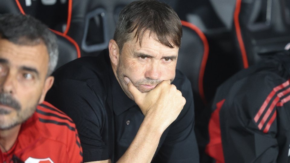 Coudet ha ganado sus cuatro partidos al frente de River Plate. EFE