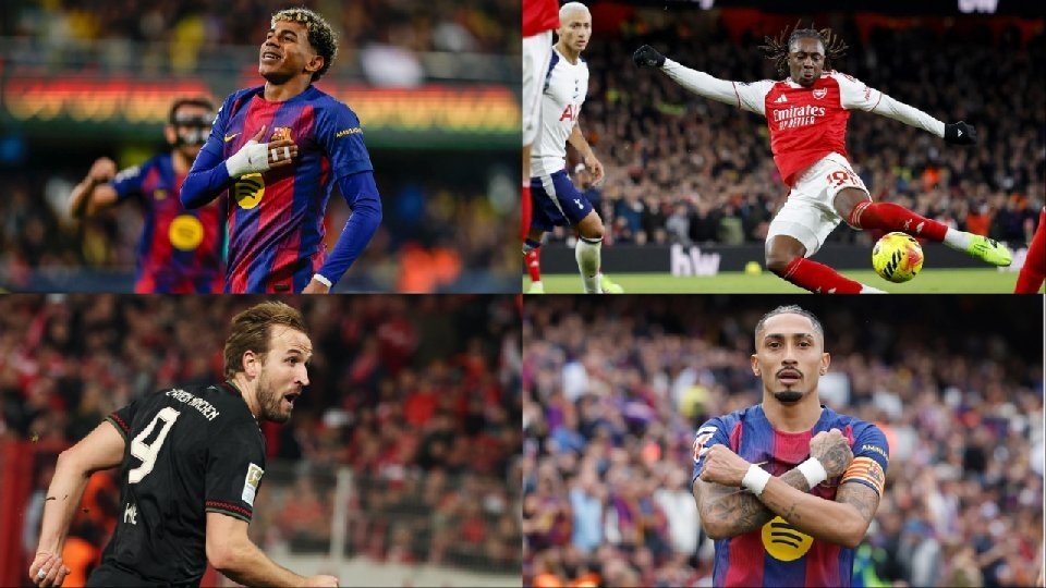 Kane sobra na liderança e Raphinha amplia lista de hat-tricks na Europa
