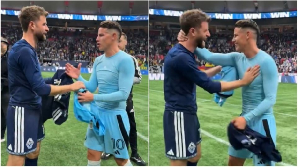 James Rodríguez finalmente debutou pelo Minnesota United na MLS, mas a experiência foi traumática. A equipe do colombiano foi atropelada por 6 a 0 pelo Vancouver Whitecaps de Thomas Müller, com quem o meia trocou camisas ao fim do jogo.