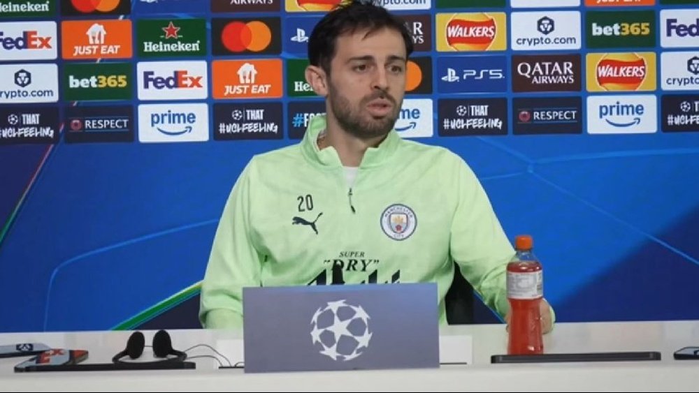 Bernardo Silva croit fermement en la remontada. Capture/YouTube/Manchester City