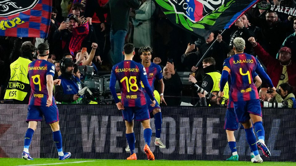 Lamine igualó a Mbappé como máximo goleador de la Champions antes de los 19