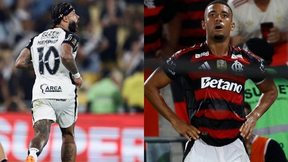 Corinthians e Flamengo empatam em jogo polêmico; Memphis sai lesionado