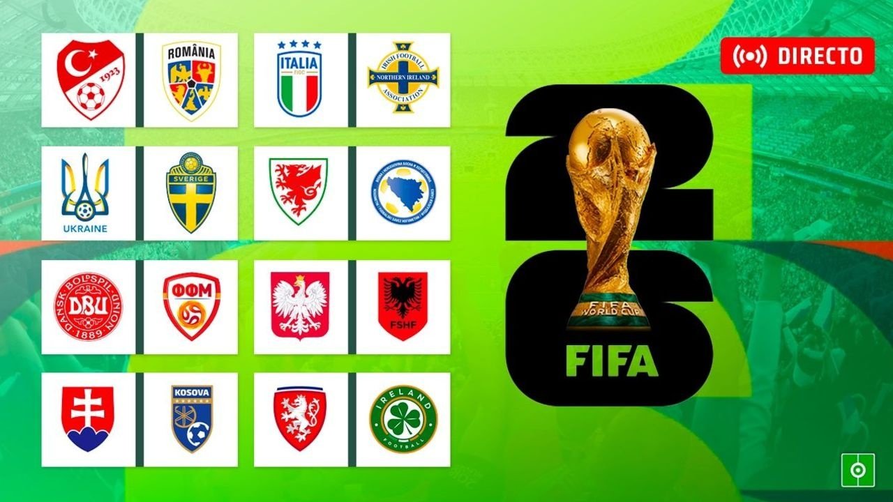 16 selecciones buscan el pase a la final de la Repesca. BeSoccer