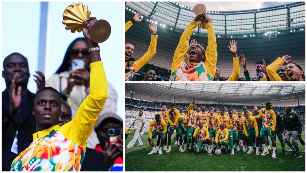 Senegal levanta en París la Copa África que la CAF le dio a Marruecos