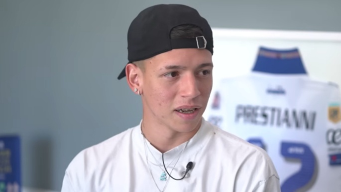 Prestianni revivió el incidente con Vini: Me sancionaron sin pruebas