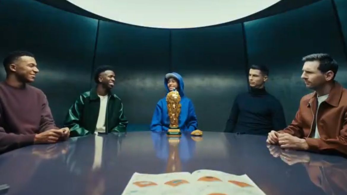 Mbappe, Vincent Kompany, Cristiano Ronaldo and Messi