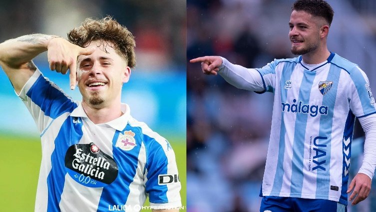 Soriano-Dani Lorenzo, duelo por el ascenso. LaLiga/MálagaCF