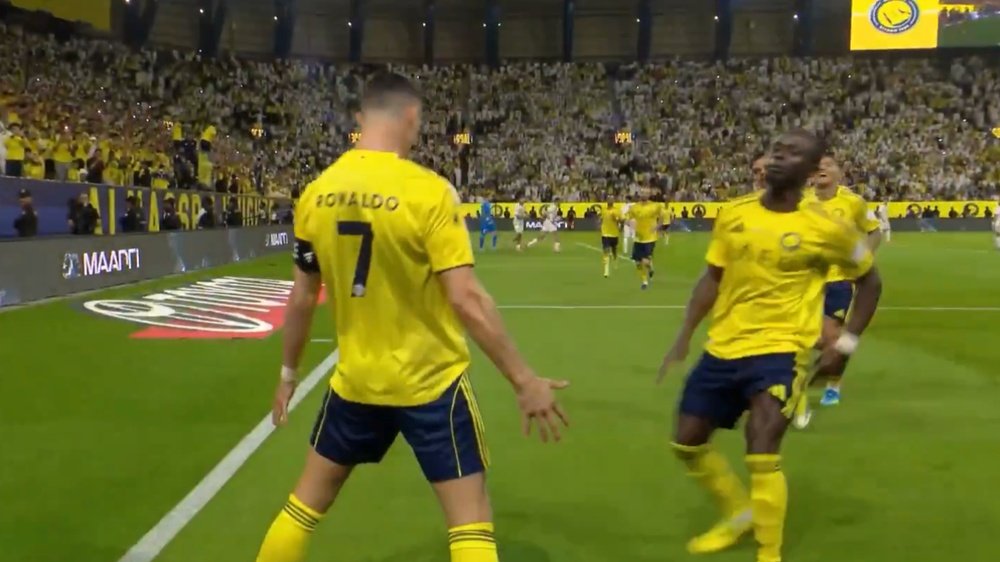 Cristiano Ronaldo signe son retour. Capture/AlNassr