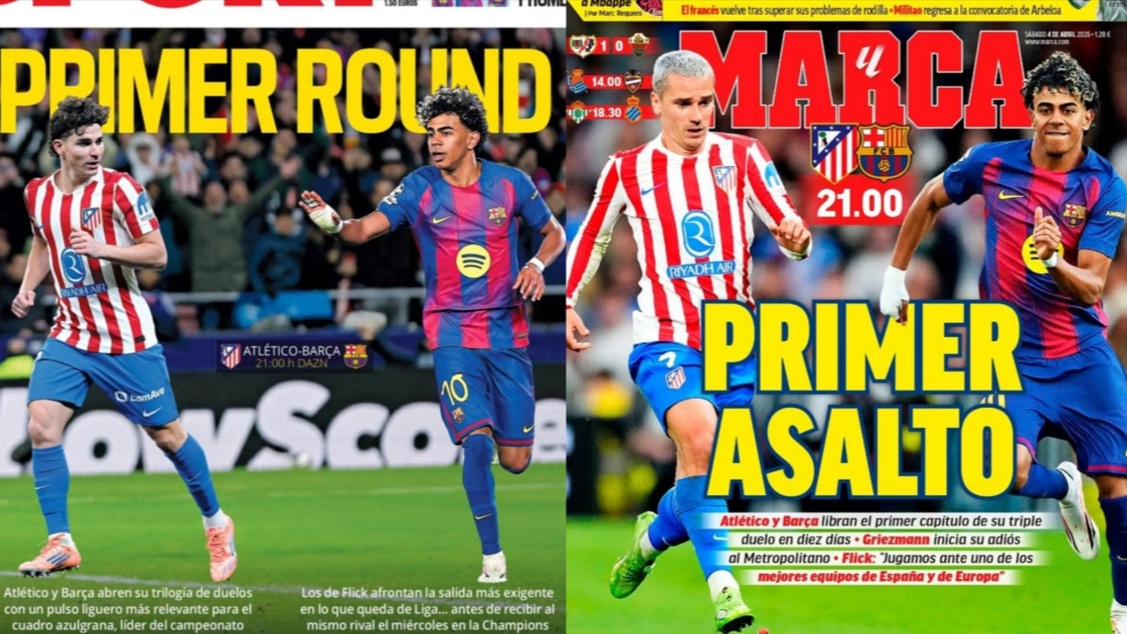 Portadas de la prensa deportiva del 04-04-26