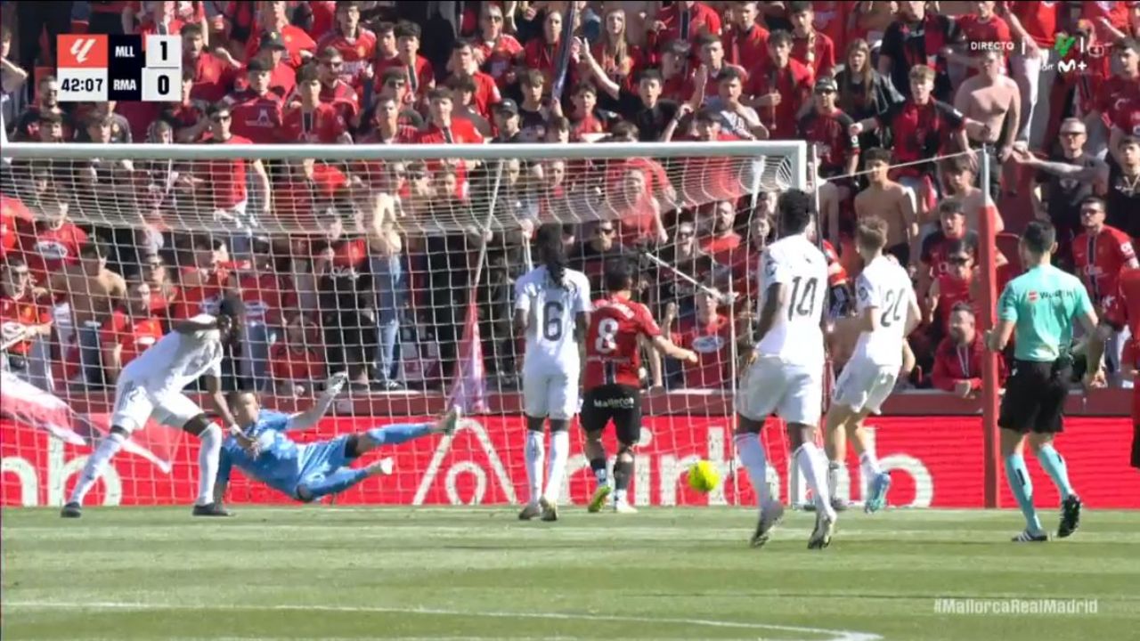 Morlanes se aprovechó de la desidia de Camavinga para poner el 1-0