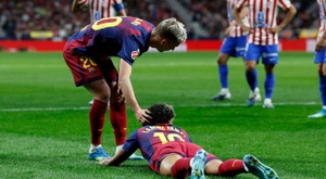 La UEFA comprueba el césped: el Metropolitano cumple