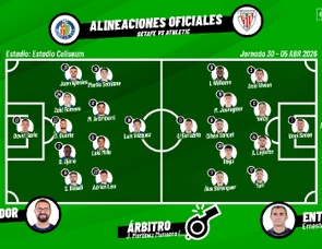 ¡Descanso en el Coliseum! ¡Getafe 1-0 Athletic!