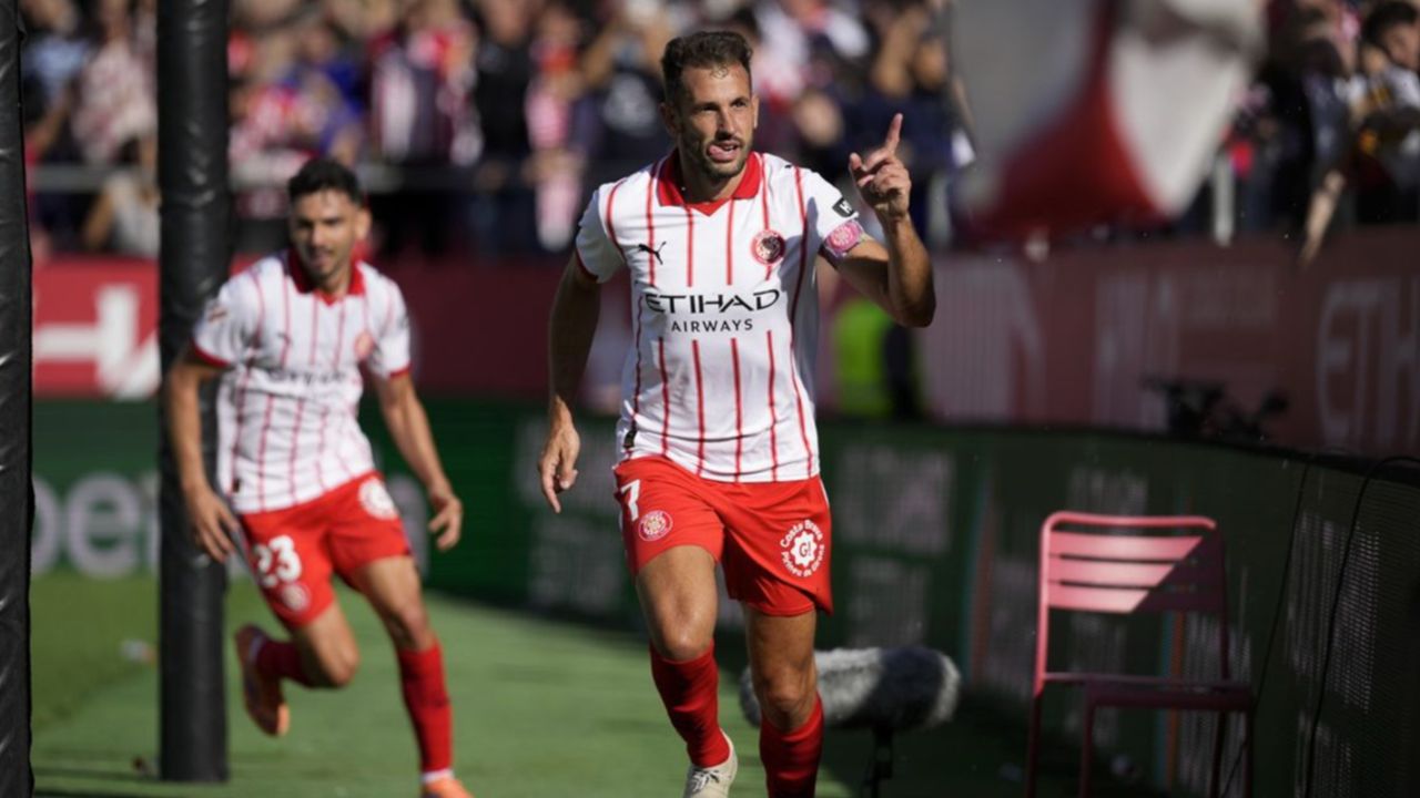 Stuani, a un gol de un 'top 10' de lujo