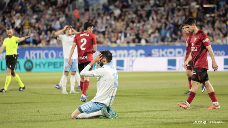 El Zaragoza cojea, el Mirandés no se entrega