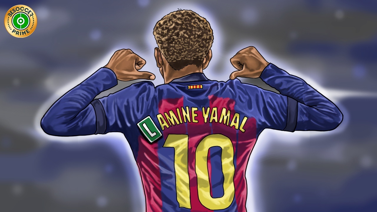 Lamine Yamal esconde la 'L' de aprendiz