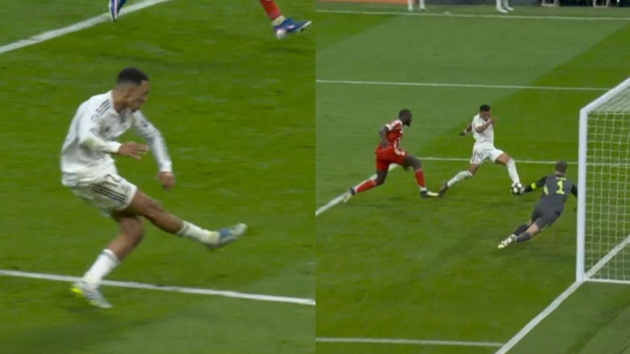 Mbappé dio esperanzas al Madrid con el 1-2 en el 74'