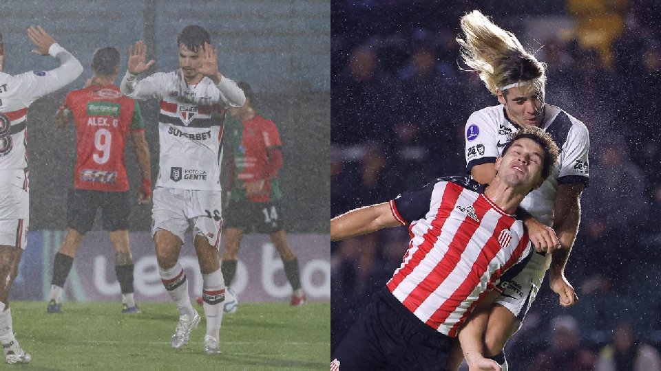 São Paulo estreia na Sul-Americana com vitória em Montevidéu, enquanto Vasco abre a competição com empate sem gols na Argentina, em partidas marcadas por chuva, vento e baixa presença de público.