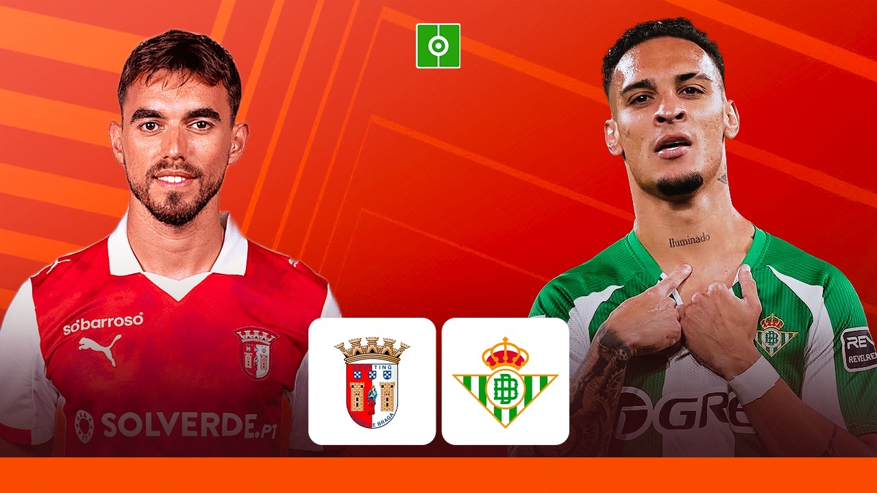 Sigue el directo del Sporting de Braga-Real Betis