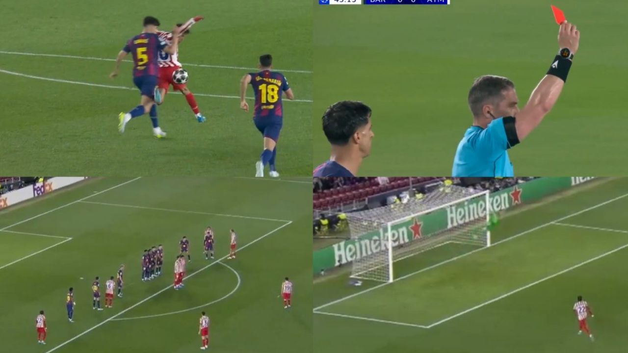 L'imprudence de Cubarsí laisse le Barça à dix, Julián Álvarez fait basculer le choc