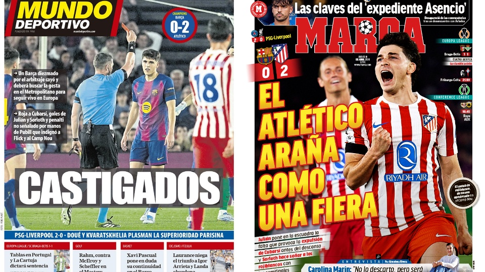 Portadas de la prensa deportiva del 09-04-26