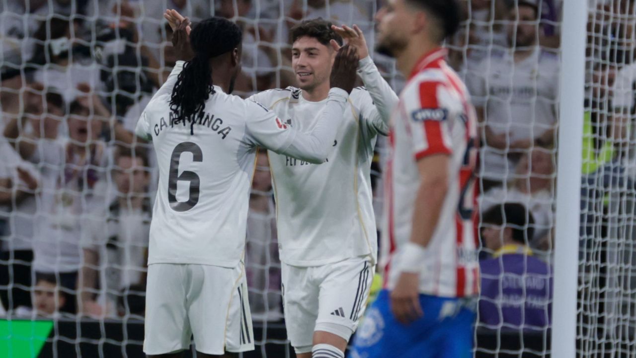 Fede Valver marcó el gol del Madrid ante el Girona