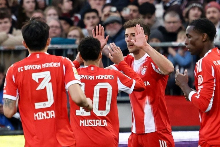 Le milieu de terrain du Bayern Munich, Leon Goretzka, a inscrit le 102e but de son équipe en championnat cette saison, battant ainsi un record vieux de 54 ans. AFP