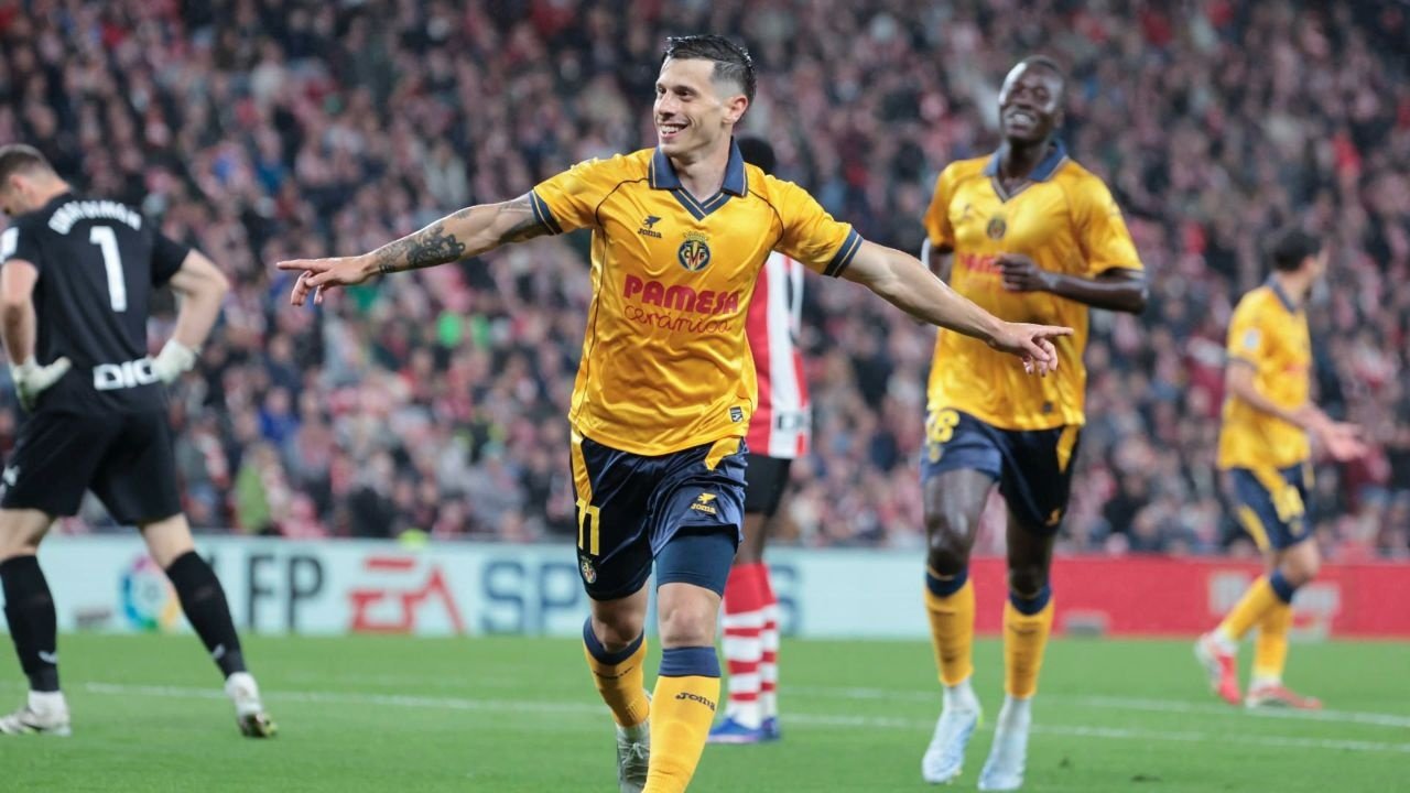 Alfon marcó el segundo gol del Villarreal. EFE