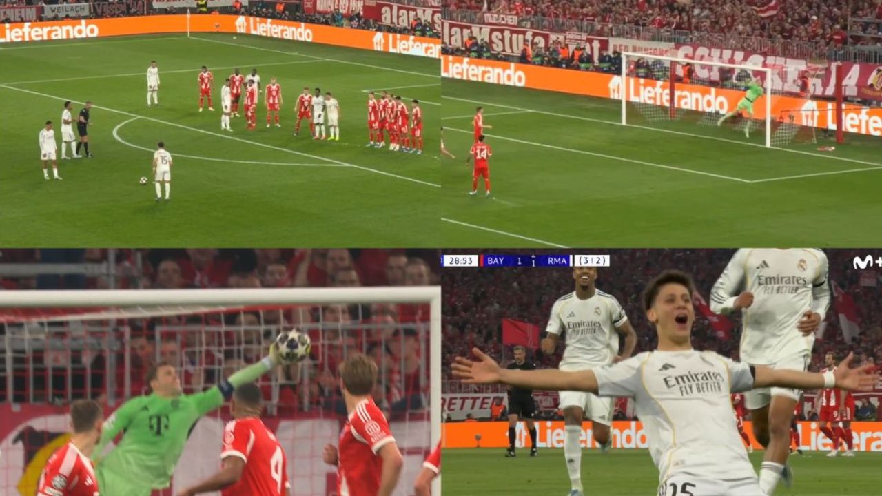 Kane opacó el golazo de falta de Güler