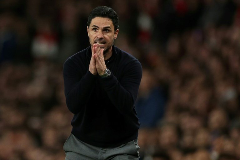 Arteta said his side proved they have the character to cope with the mounting pressure of their title bid. AFP