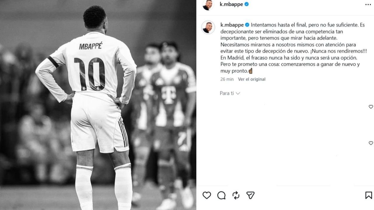 Camavinga pidió perdón y Mbappé prometió volver a ganar. Instagram/K.mbappe