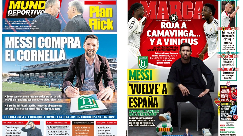 Portadas de la prensa deportiva del 17-04-26