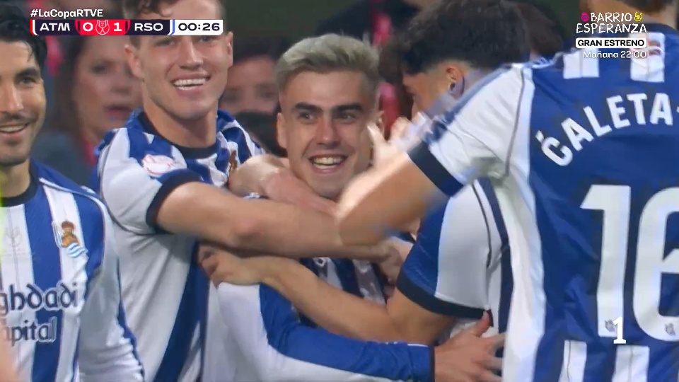 Barrene hizo el gol más rápido en una final de Copa: ¡13 segundos!