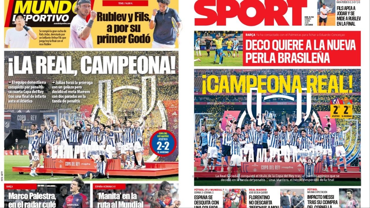 Portadas de la prensa deportiva del 19-04-26