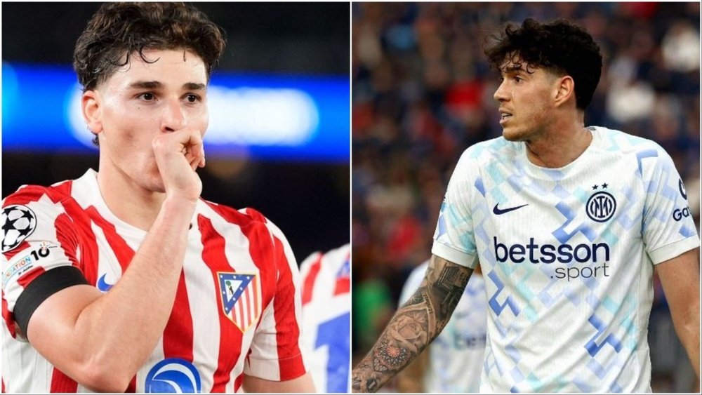 Bastoni et Julian Alvarez ont tous deux exprimé leur préférence pour Barcelone. EFE