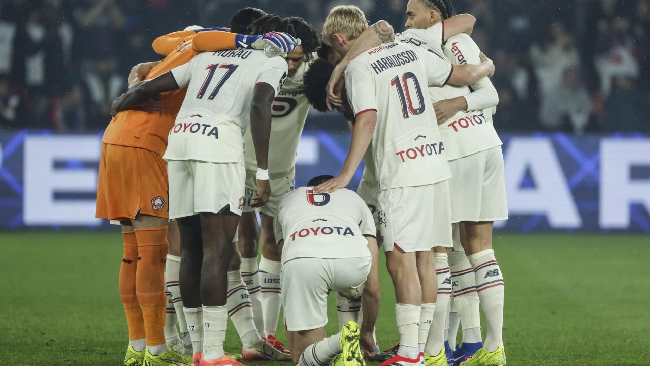 Lille s'impose à Paris et reste en course pour la Ligue des Champions