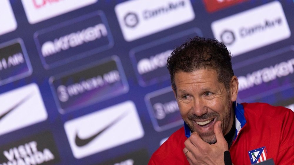 Simeone a évoqué l'importance de la victoire avant le match de Ligue des champions. EFE