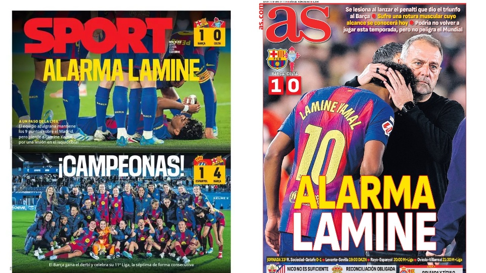 Portadas de la prensa deportiva del 23-04-26