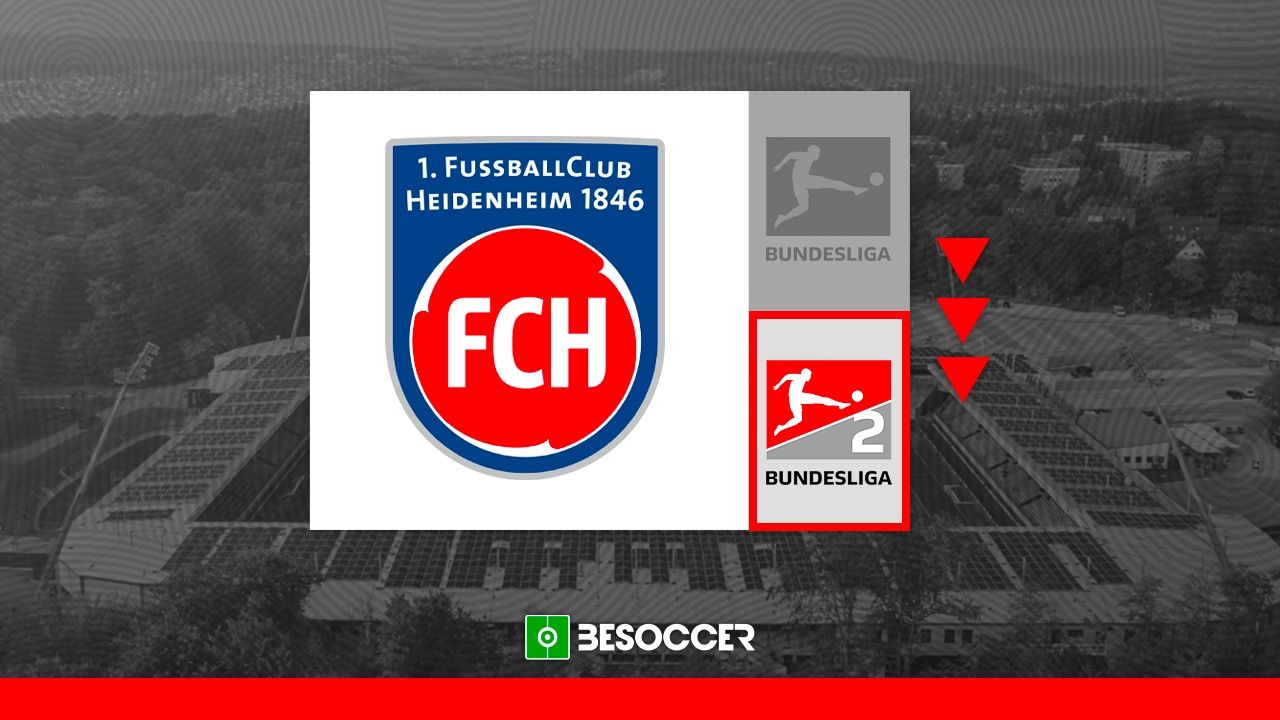 El Heidenheim, del estreno europeo al descenso a la 2.Bundesliga