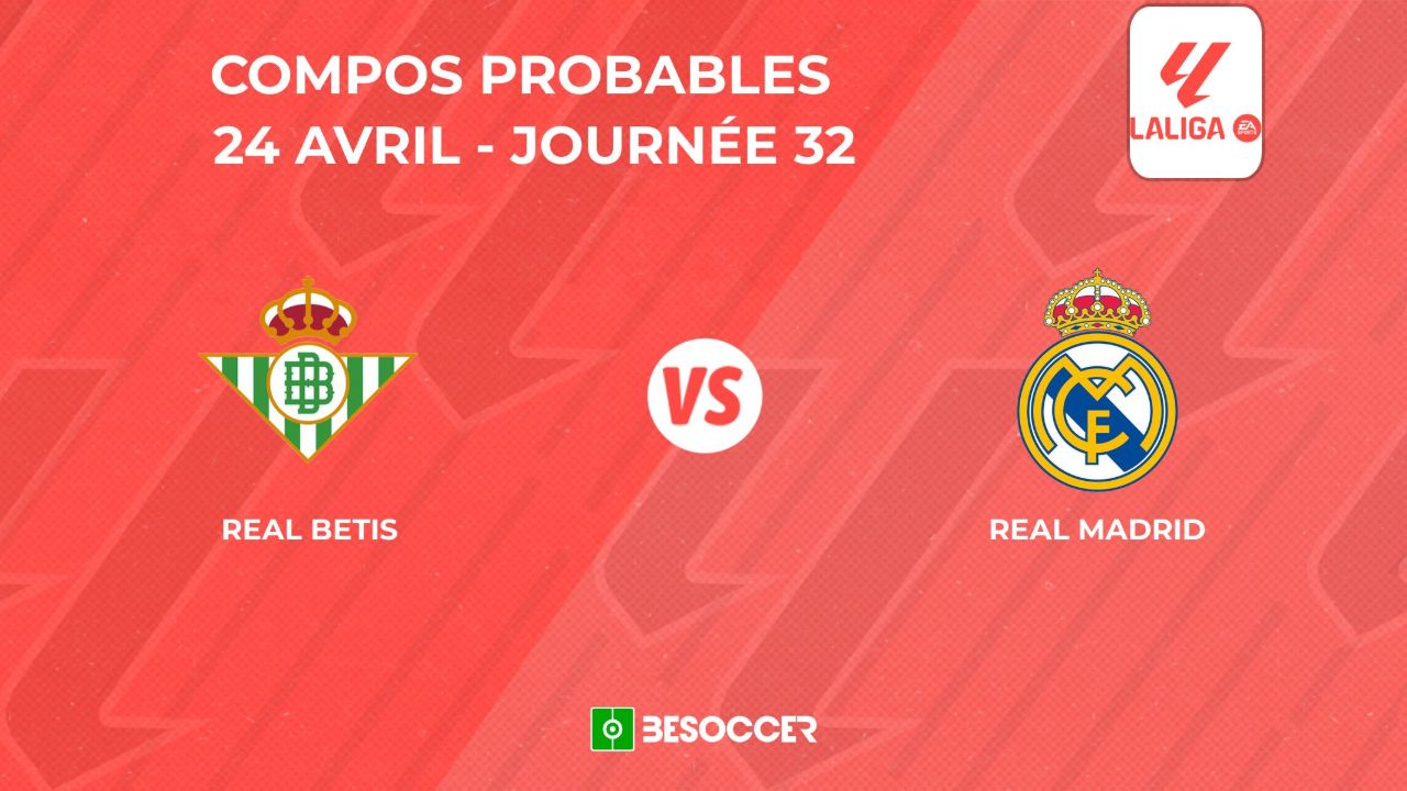 Compositions probables Real Betis - Real Madrid
