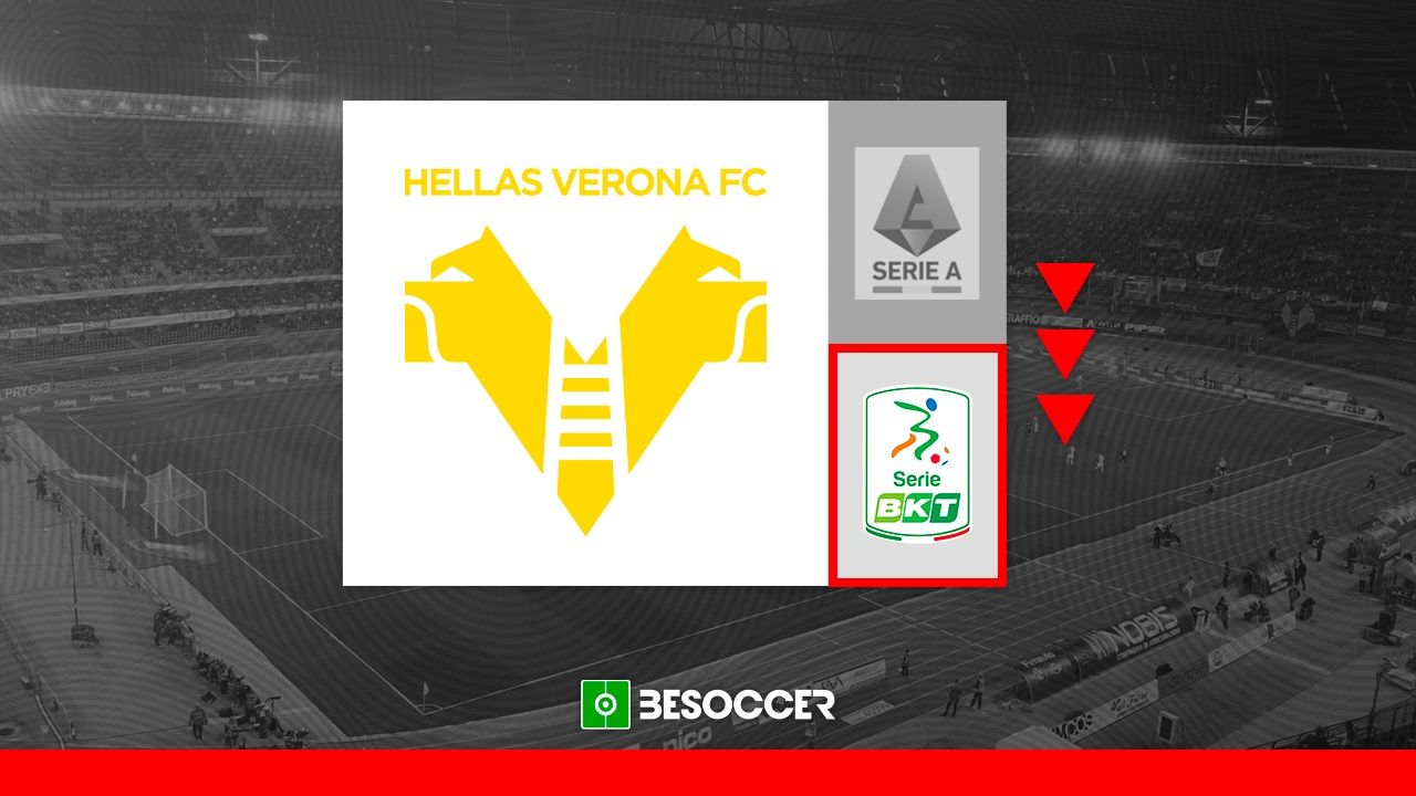 El Hellas Verona desciende a la Serie B