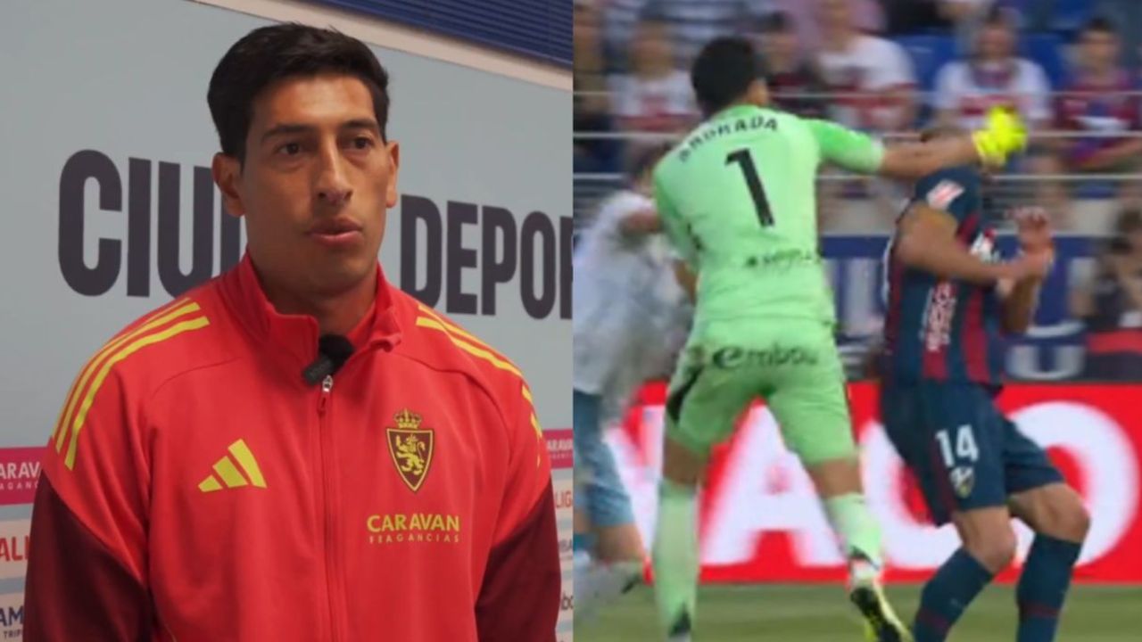 Andrada se disculpó tras su puñetazo y el Zaragoza tomará medidas disciplinarias