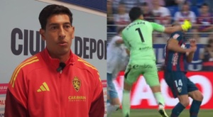 Andrada se disculpó tras su puñetazo y el Zaragoza tomará medidas disciplinarias